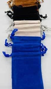(set of 12) 3" x 4" Mixed velvet pouch
