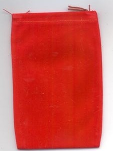 Red Velveteen Bag