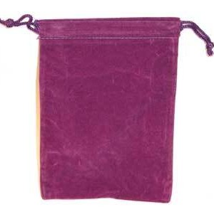 Purple Velveteen Bag