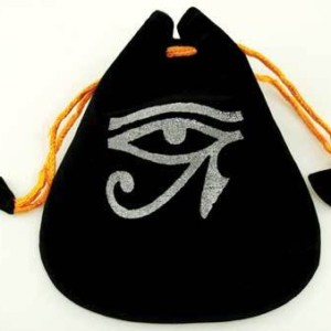 Eye of Horus Velveteen Bag