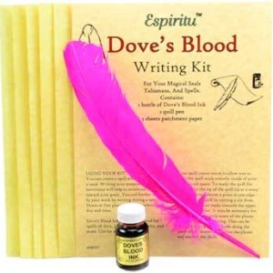 Dove's Blood writing kit