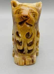 3" Cat carving