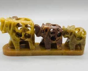 4" 3 Elephants in a row