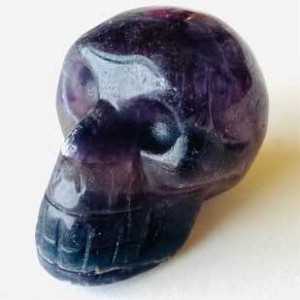1 1/2" Fluorite Skull