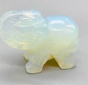(set of 2) 1.5" Opalite Elephant