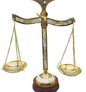 8" Nacar scale brass