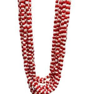 (set of 12) Shango santeria necklace