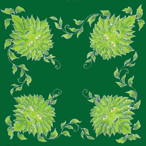 Green Man Caftan 3 ft square