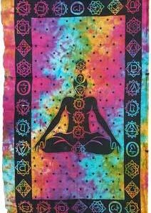 Seven Chakra tapestry 54" x 86"